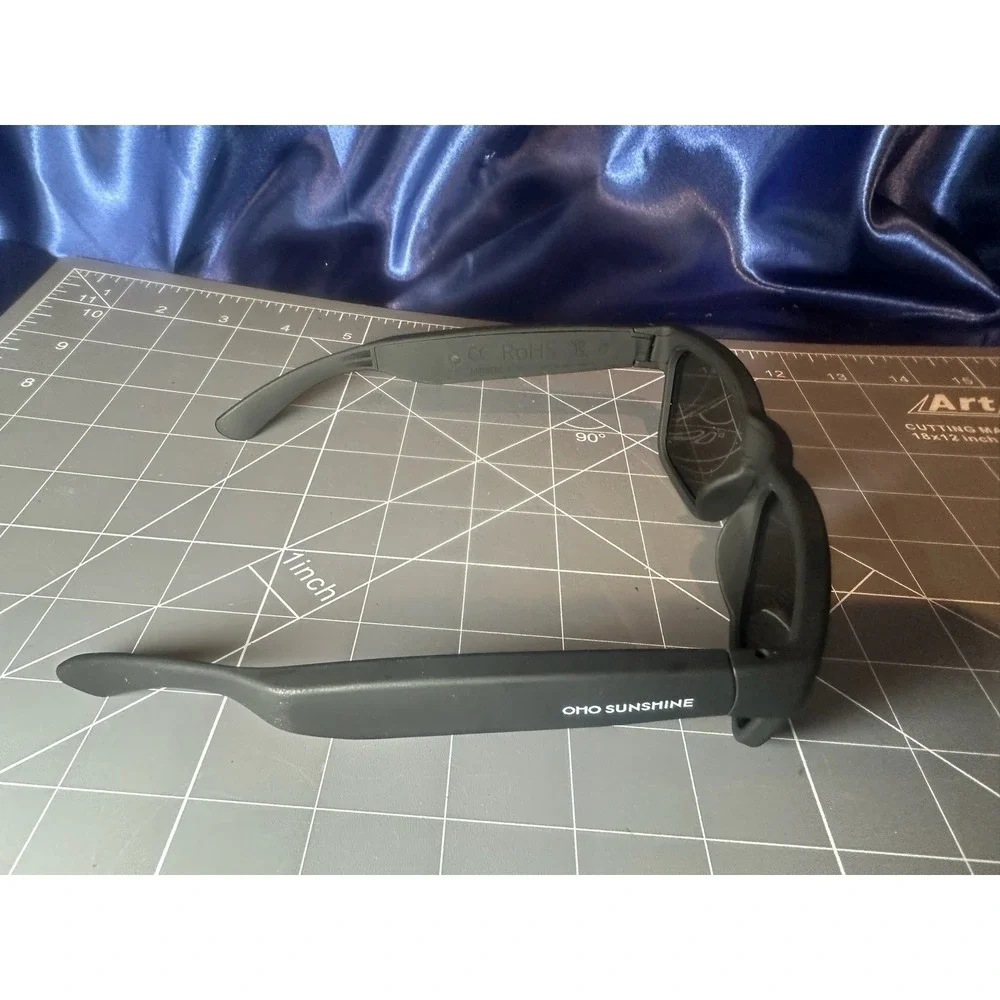 Oho Sunshine Wireless Smart Glasses 5.2 Wireless Model All Black Tested/working